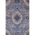 5' X 8' Brown Blue And Beige Diamond Washable Area Rug With UV Protection