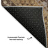 9' X 12' Copper Beige And Gray Diamond Washable Area Rug With UV Protection