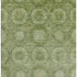 8' X 10' Artichoke Green And Sage Abstract Geometric Washable Area Rug With UV Protection