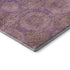 5' X 8' Blush And Purple Abstract Geometric Washable Area Rug With UV Protection