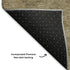 5' X 8' Brown And Beige Abstract Geometric Washable Area Rug With UV Protection
