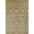 5' X 8' Brown And Beige Abstract Geometric Washable Area Rug With UV Protection