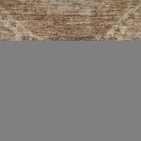 9' X 12' Copper And Beige Abstract Geometric Washable Area Rug With UV Protection