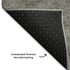 8' Pewter And Gray Abstract Geometric Washable Round Rug With UV Protection