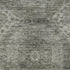 8' Pewter And Gray Abstract Geometric Washable Round Rug With UV Protection