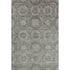 8' X 10' Pewter And Gray Abstract Geometric Washable Area Rug With UV Protection