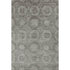 8' X 10' Pewter And Gray Abstract Geometric Washable Area Rug With UV Protection