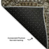 8' X 10' Brown Beige And Taupe Abstract Geometric Washable Area Rug With UV Protection