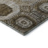 8' X 10' Brown Beige And Taupe Abstract Geometric Washable Area Rug With UV Protection