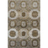 8' X 10' Brown Beige And Taupe Abstract Geometric Washable Area Rug With UV Protection