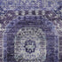 8' X 10' Purple And Silver Abstract Geometric Washable Area Rug With UV Protection