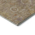 5' X 8' Beige Ivory And Gold Oriental Washable Area Rug With UV Protection