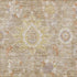 5' X 8' Beige Ivory And Gold Oriental Washable Area Rug With UV Protection