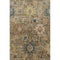 8' X 10' Brown Blue And Gold Oriental Washable Area Rug With UV Protection