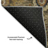 9' X 12' Brown Blue And Gold Oriental Washable Area Rug With UV Protection