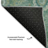 8' X 10' Teal Copper And Ivory Oriental Washable Area Rug With UV Protection