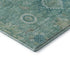 8' X 10' Teal Copper And Ivory Oriental Washable Area Rug With UV Protection