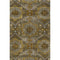 8' X 10' Brown Gold And Beige Abstract Geometric Washable Area Rug With UV Protection