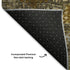 9' X 12' Brown Gold And Beige Abstract Geometric Washable Area Rug With UV Protection