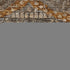 8' X 10' Copper Rust And Beige Abstract Geometric Washable Area Rug With UV Protection