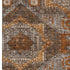8' X 10' Copper Rust And Beige Abstract Geometric Washable Area Rug With UV Protection