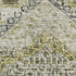 5' X 8' Khaki Beige And Gray Abstract Geometric Washable Area Rug With UV Protection