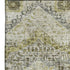 5' X 8' Khaki Beige And Gray Abstract Geometric Washable Area Rug With UV Protection