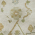 8' X 10' Ivory Gold And Blue Floral Washable Area Rug With UV Protection