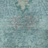 8' X 10' Blue Teal And Artichoke Green Floral Washable Area Rug With UV Protection