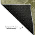 5' X 8' Khaki Gold And Beige Floral Washable Area Rug With UV Protection