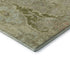 5' X 8' Khaki Gold And Beige Floral Washable Area Rug With UV Protection