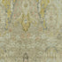 5' X 8' Khaki Gold And Beige Floral Washable Area Rug With UV Protection