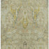 5' X 8' Khaki Gold And Beige Floral Washable Area Rug With UV Protection