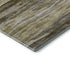 5' X 8' Brown Beige And Taupe Abstract Washable Area Rug With UV Protection