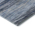 5' X 8' Blue Gray And Silver Abstract Washable Area Rug With UV Protection