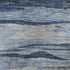 5' X 8' Blue Gray And Silver Abstract Washable Area Rug With UV Protection
