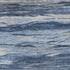 5' X 8' Blue Gray And Silver Abstract Washable Area Rug With UV Protection