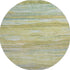 8' Sage Gray And Aqua Abstract Washable Round Rug With UV Protection