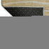 8' X 10' Salmon Gold And Gray Abstract Washable Area Rug With UV Protection