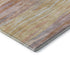 8' X 10' Salmon Gold And Gray Abstract Washable Area Rug With UV Protection