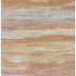 8' X 10' Salmon Gold And Gray Abstract Washable Area Rug With UV Protection