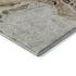 5' X 8' Beige Ivory And Taupe Abstract Washable Area Rug With UV Protection