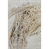 5' X 8' Beige Ivory And Taupe Abstract Washable Area Rug With UV Protection