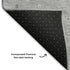 5' X 8' Blue Gray And Silver Abstract Washable Area Rug With UV Protection