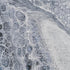 5' X 8' Blue Gray And Silver Abstract Washable Area Rug With UV Protection
