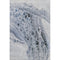 8' X 10' Blue Gray And Silver Abstract Washable Area Rug With UV Protection