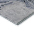 8' X 10' Blue Gray And Silver Abstract Washable Area Rug With UV Protection