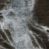 5' X 8' Chocolate Blue And Gray Abstract Washable Area Rug With UV Protection