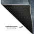 9' X 12' Blue Gray And Silver Abstract Washable Area Rug With UV Protection