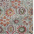 5' X 8' Rust Gray And Silver Floral Washable Area Rug With UV Protection
